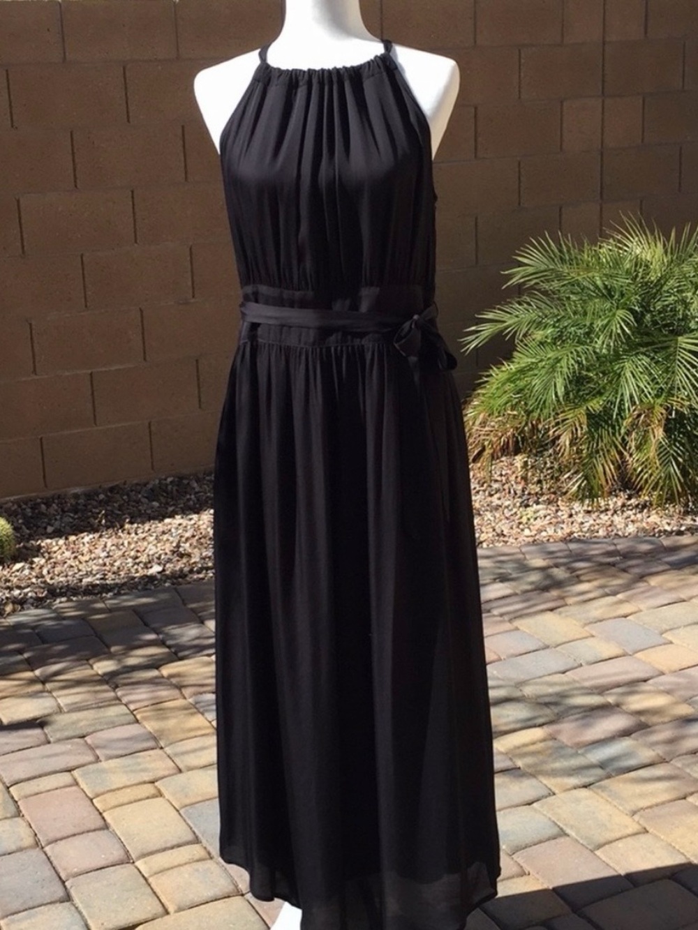 Tommy Bahama Black Maxi Dress, Size 8 - Picture 3 of 11